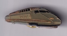 RARE PINS PIN'S .. TRAIN RAILWAYS SNCF LOCOMOTIVE MOTRICE TGV FRANCE NORD OR ~GB