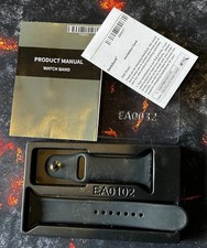 BRACELET POUR MONTRE APPLE WATCH SILICONE NOIR DS BOITE TBE 