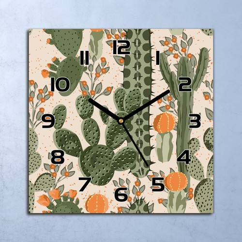 Horloge murale design verre - horloge,