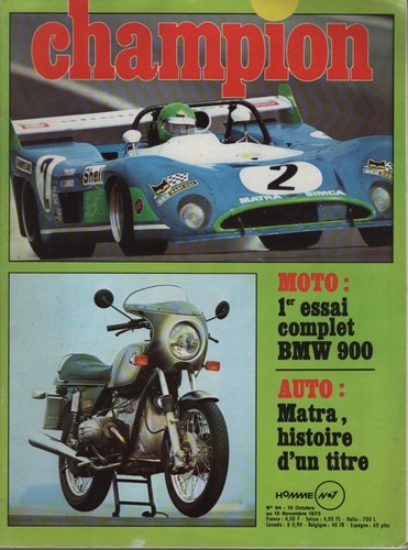 Champion 1973 matra 670 - champion,