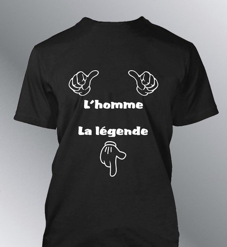 Tee shirt homme légende - shirt, l'homme
