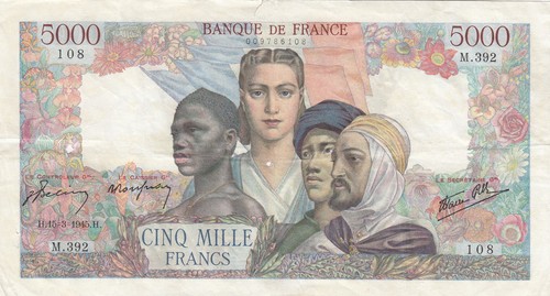 France 5000 francs empire - 5000,