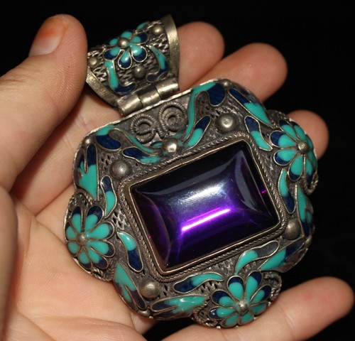 Old dynasty cloisonne - 2.9",