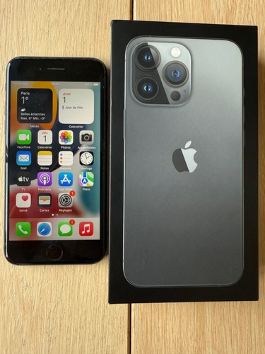 Apple iphone 256go gris - 8,