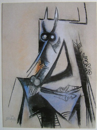 Wifredo lam carton d - wifredo,