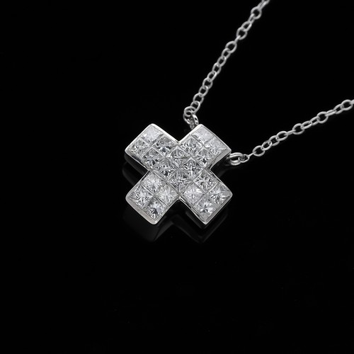 Collier croix pendentif 60 - croix, 0,60