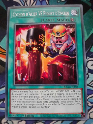 Carte cochon d - yu-gi-oh, d'acier