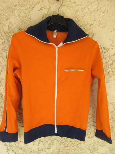 Veste orange sport - , vintage