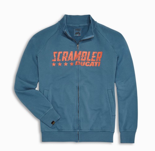 Ducati scrambler bleu - bleu, Étoile