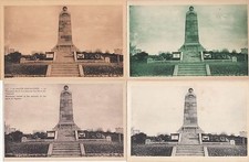 Lot of 4 old postcards WAR
