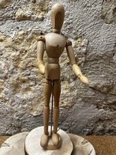 Ancien Mannequin De Peintre En Bois Articulé
