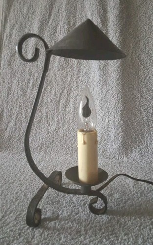Lampe chevet fer forgé - fer,