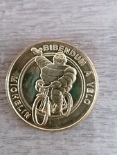 jeton  MICHELIN (publicitaire bibendum monnaie de paris vélo automobilia bidons)