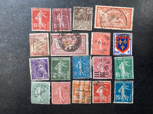 Lot timbres france - lot, 20