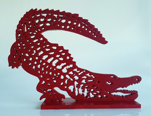 Sculpture crocodile croco pop - crocodile,