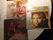 Lot de 3 disques vinyles de la chanteuse jazz Peggy Lee :I’m a Woman – 