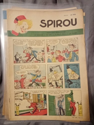 Lot spirou anciens très - lot, de