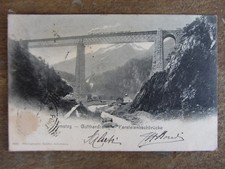 CARTOLINA1902 TRENO FERROVIA