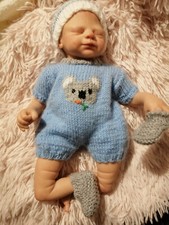 @@ ENSEMBLE 3 P. LAINE POUPEE / POUPON /PETIT BEBE REBORN ou autre + ou- 30 cm@@