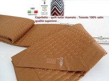 TRUSSARDI Couvre-Lit Couette Courtepointe Brodé Double