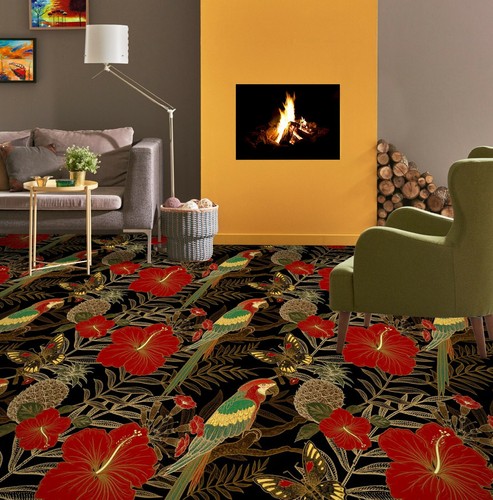 Perroquet rouge 7504na - 3d,