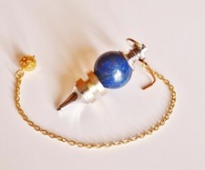 ° PENDULE  MICRO VIBRATOIRE  LAPIS LAZULI 24 gr   ESOTERISME RADIESTHESIE