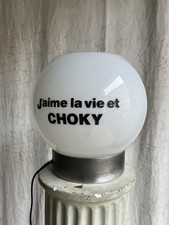 Lampe CHOKY 1970, opaline en