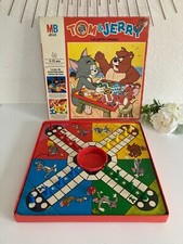 ⚜️ Ancien Jeu De Société MB Tom & Jerry Les Petits Chevaux Complet Vintage 1979