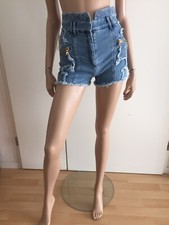 Short Balmain taille haute en