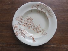  Assiette creuse TERRE de FER  S & G FLOWERS Ancre de marine