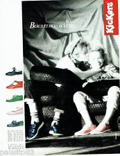 PUBLICITE ADVERTISING 116  1988  les chaussures enfant Kickers