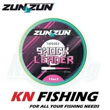 Ligne de pêche bicolore ZUNZUN TAPERED Shock Leader 2 x 15 m