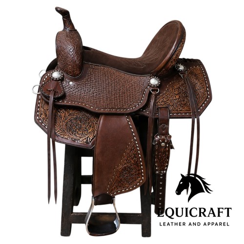 Selle western cuir fait - western,