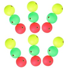 Lot de 30 flotteurs de pêche : boules de pêche avec anneaux en cuivre - Bouées