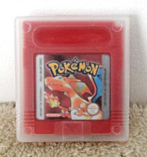 Game Boy    Cartouche a puce    POKEMON  FEU  Dracaufeu   FR   +  protection