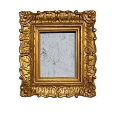 Rare cadre ancien doré en
