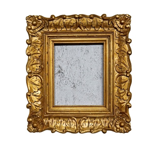 Rare cadre ancien - doré, en