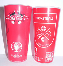 LOT DE 2 GOBELETS COCA COLA /