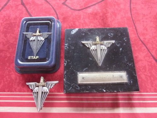 Plaque marbre etap insignes - marbre,
