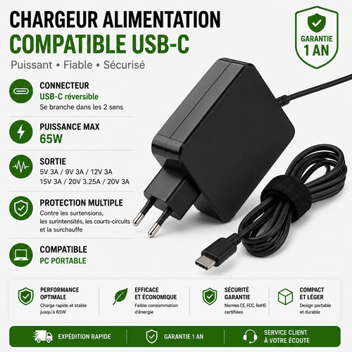 Alimentation chargeur pour - alimentation,