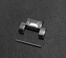 Véritable rare lien de montre PERRELET Airmaster 18 mm SS d'occasion #277