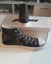 Baskets montants homme noir+