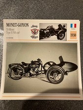 Carte fiche moto collection - carte,