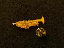 Pin's Trompette Jaune Music Instrument Musique à Vent - Pin Pins Badge L8