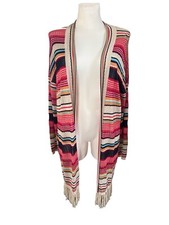 Gilet franges ethnique boho boheme chic MORGAN