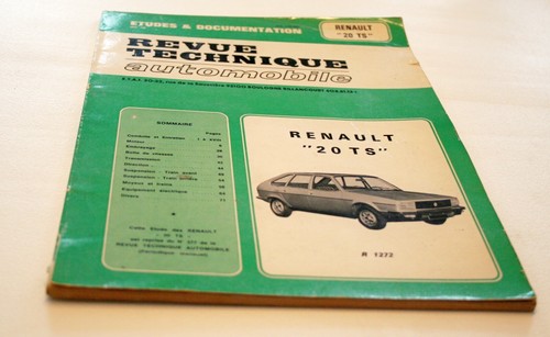 Revue technique renault ts - renault, 20