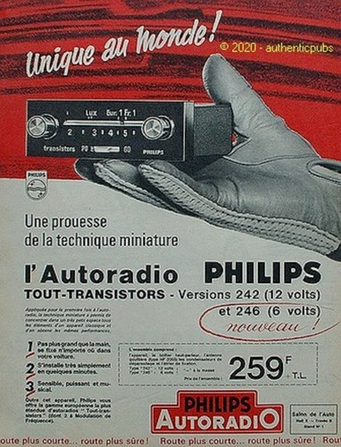 Publicite philips autoradio - philips,