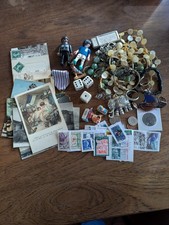 lot objets anciens fond de