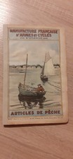 Catalogue pêche 1908 TBE 4 planches coul mouches - Manufrance 102 p