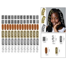 Viking Runes Barbe Perles